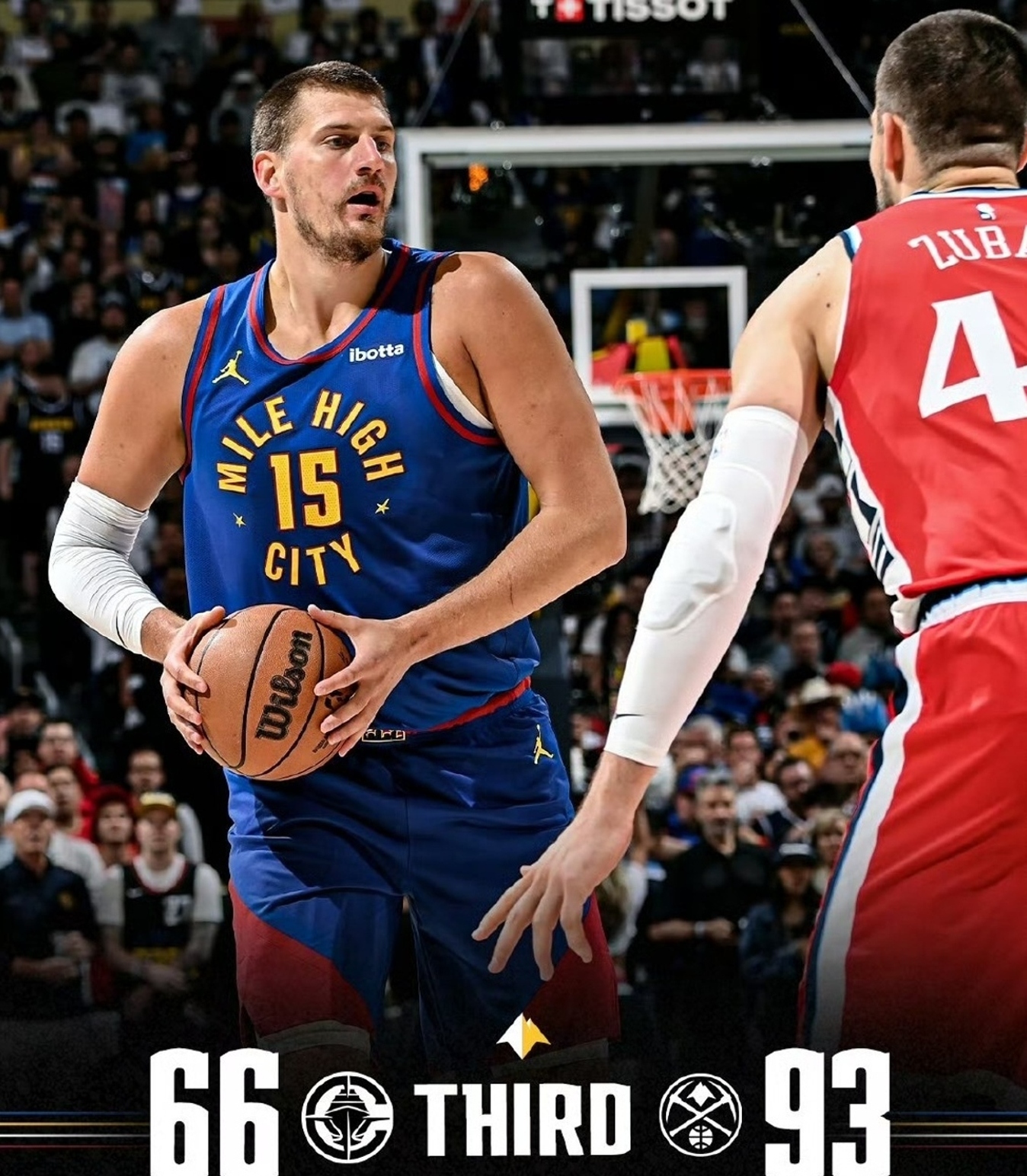 掘金队拉稀攻下宝刀不老佩顿高光时