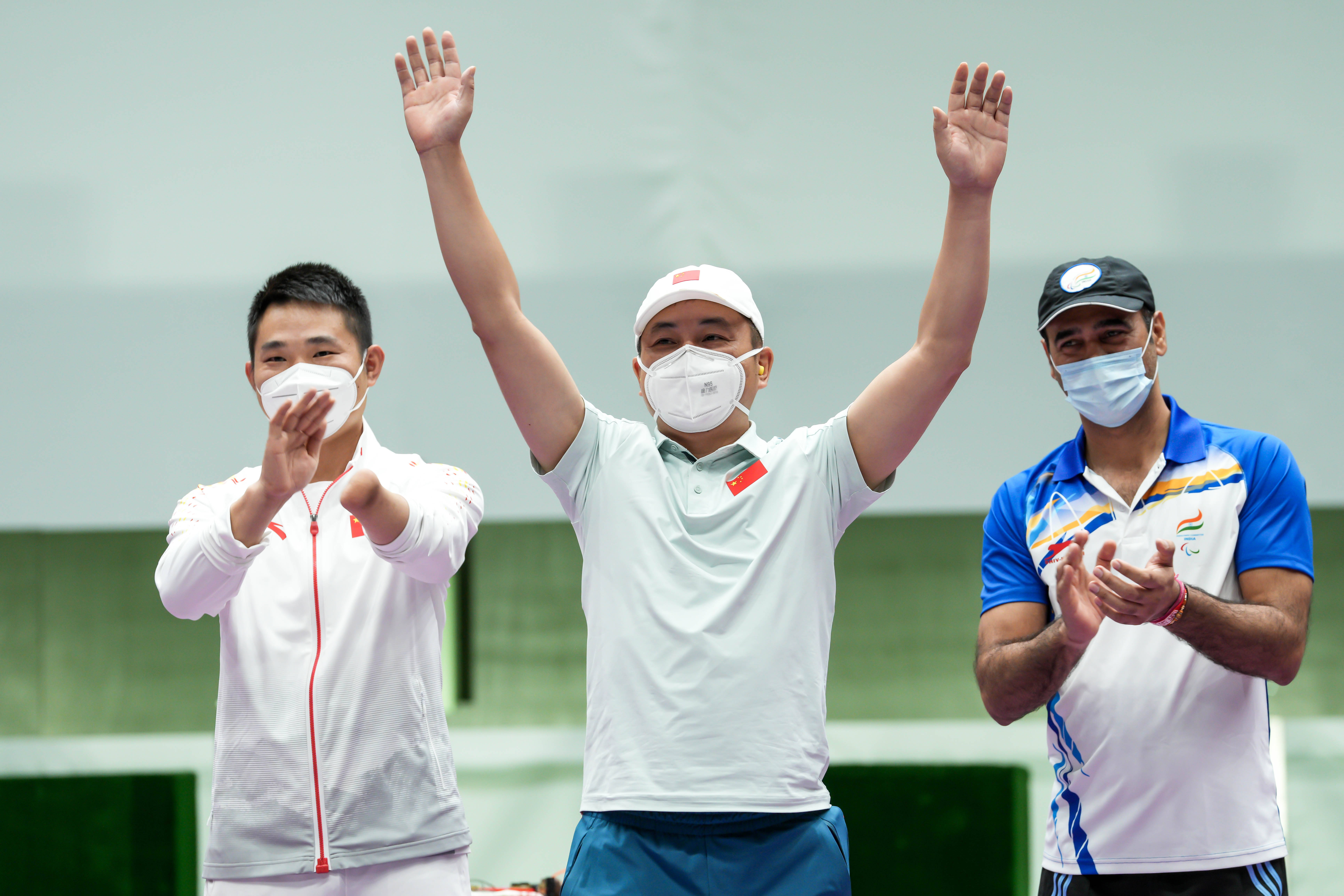 射击男子米气手枪：杨作军夺银